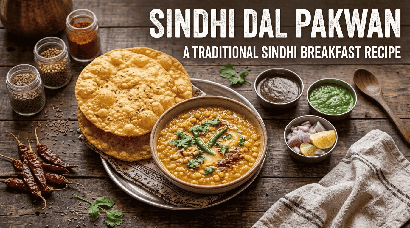 Sindhi Dal Pakwan